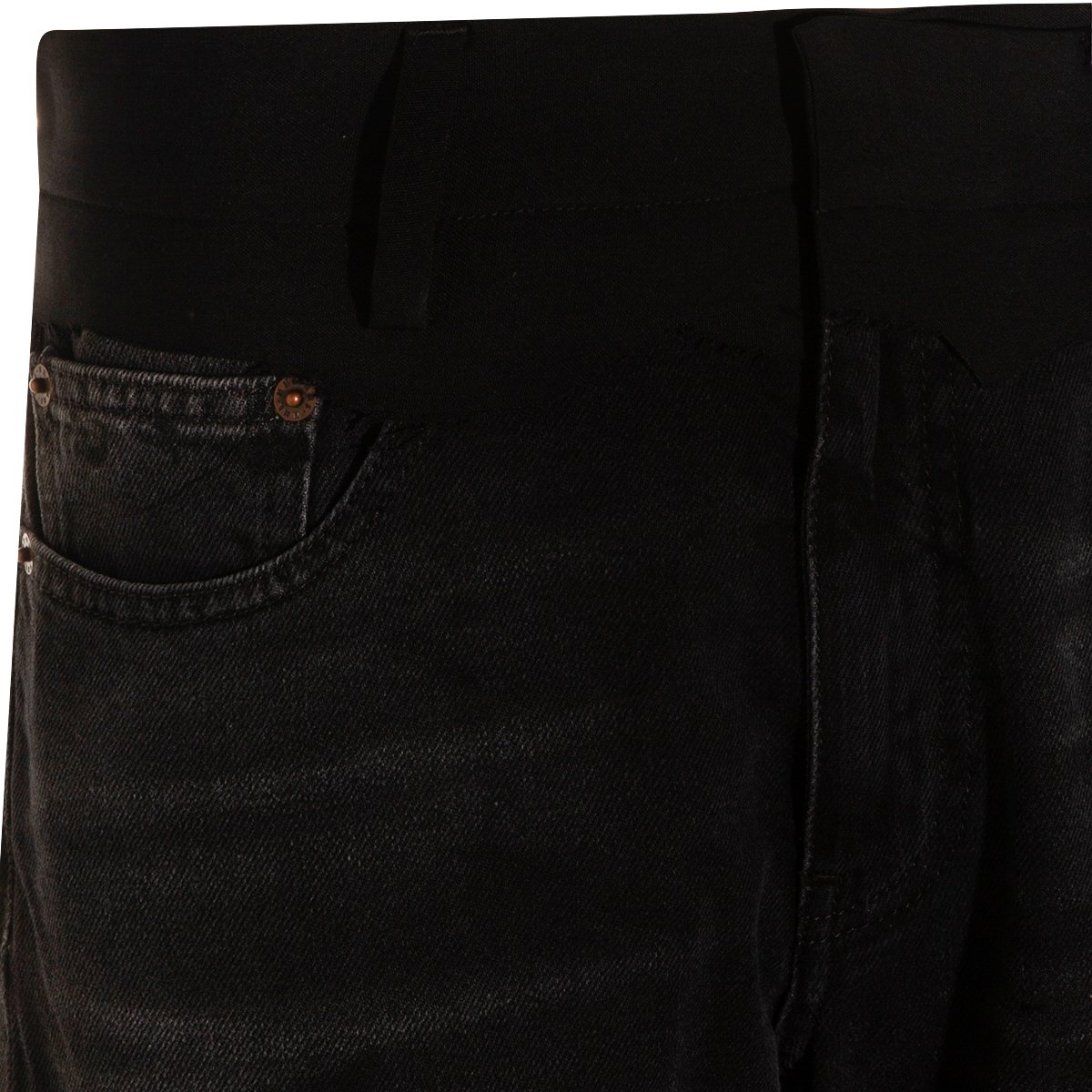 Maison Margiela Black Cotton Jeans Zwart