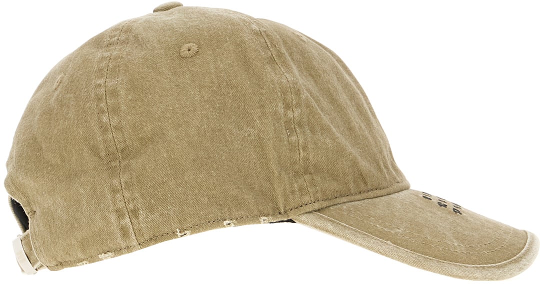 Maison Margiela Mm6 Sage green cotton baseball cap Groen