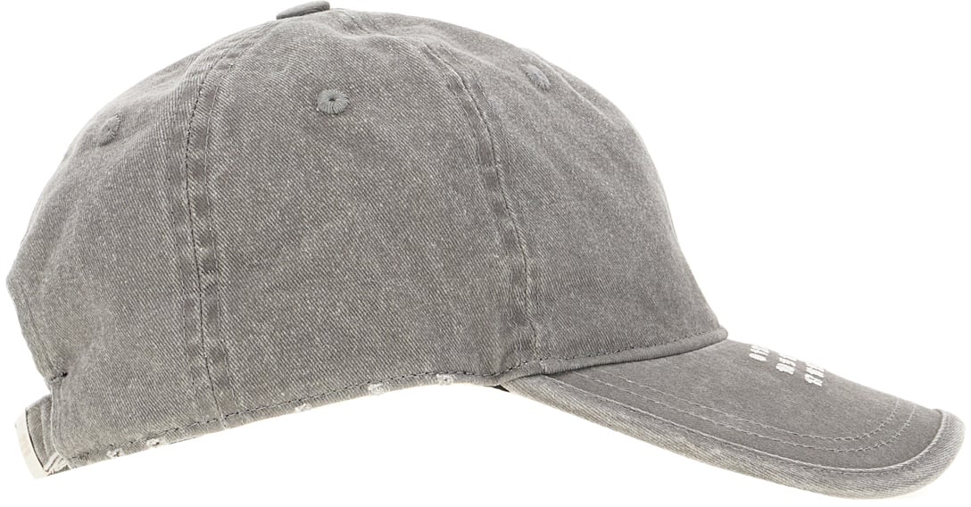Maison Margiela Mm6 Grey cotton baseball cap Grijs