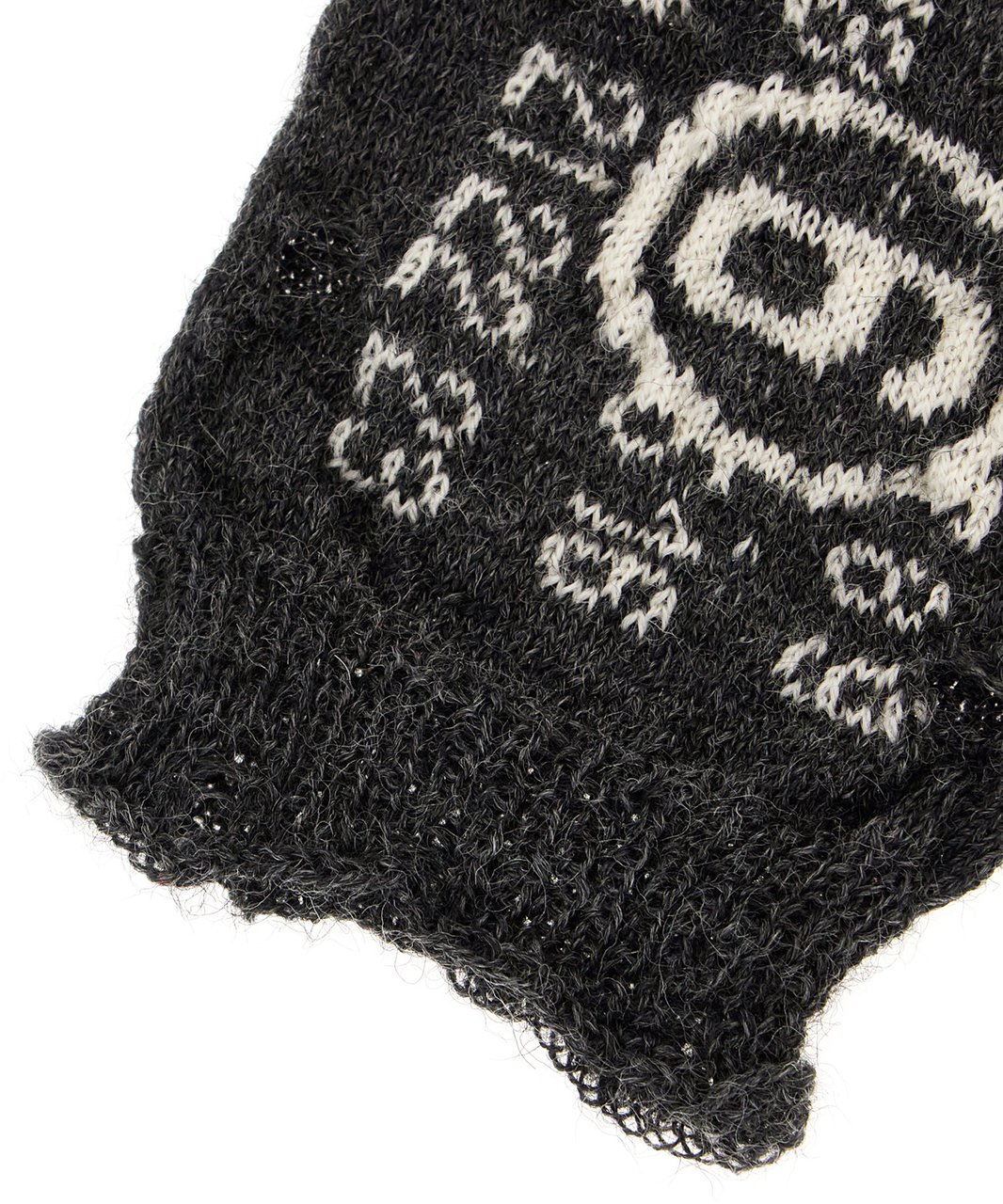 Maison Margiela Mm6 Grey wool gloves Grijs