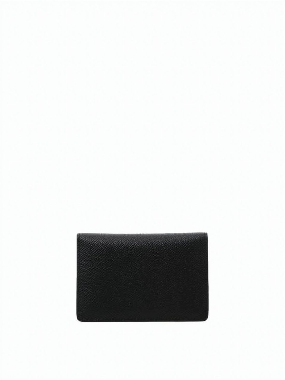 Maison Margiela Four Stitches Leather Textured Stitch Wallet Zwart