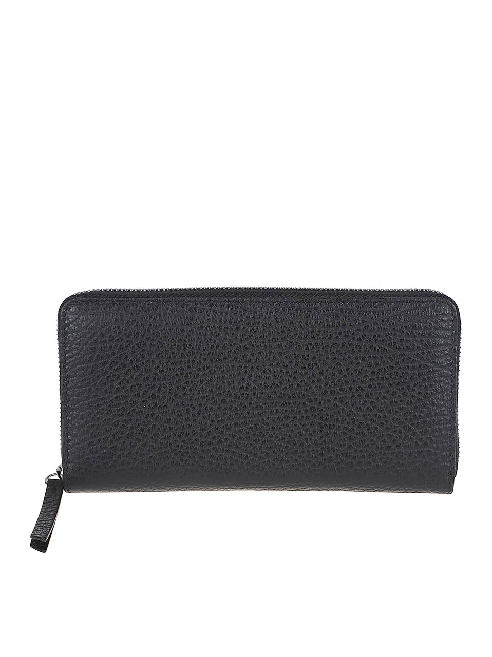 Maison Margiela Hammered Leather Wallet Zwart