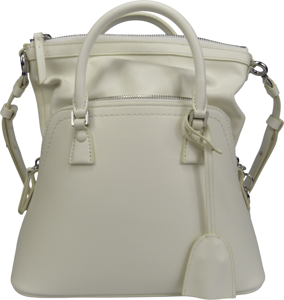 Maison Margiela Borsa tote mini bianca Wit