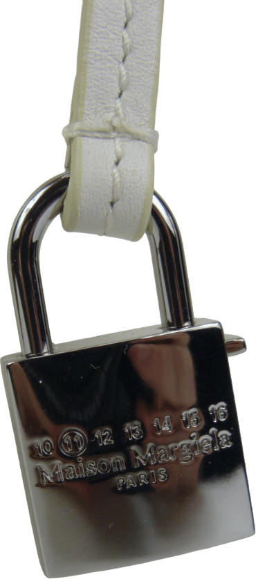 Maison Margiela Borsa tote mini bianca Wit