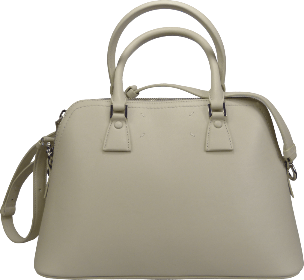 Maison Margiela Borsa media crossbody grigia Grijs