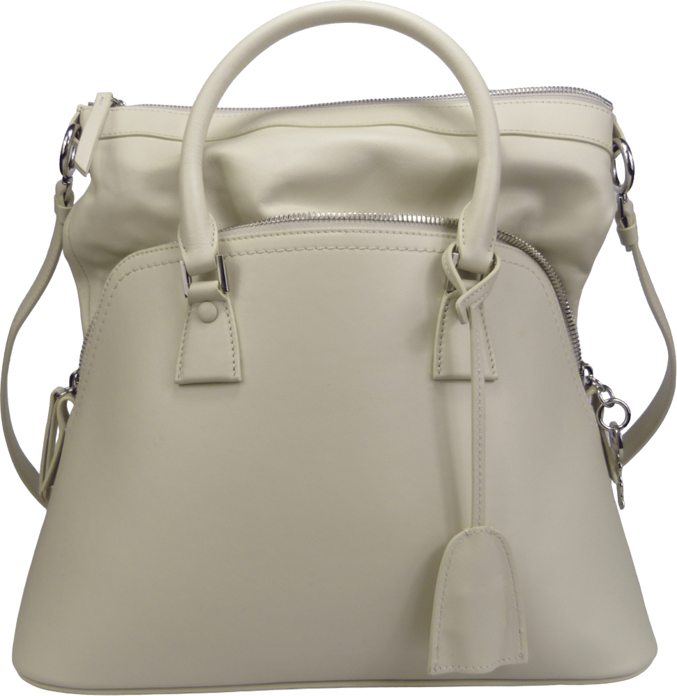 Maison Margiela Borsa media crossbody grigia Grijs