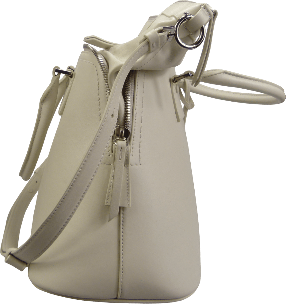 Maison Margiela Borsa media crossbody grigia Grijs