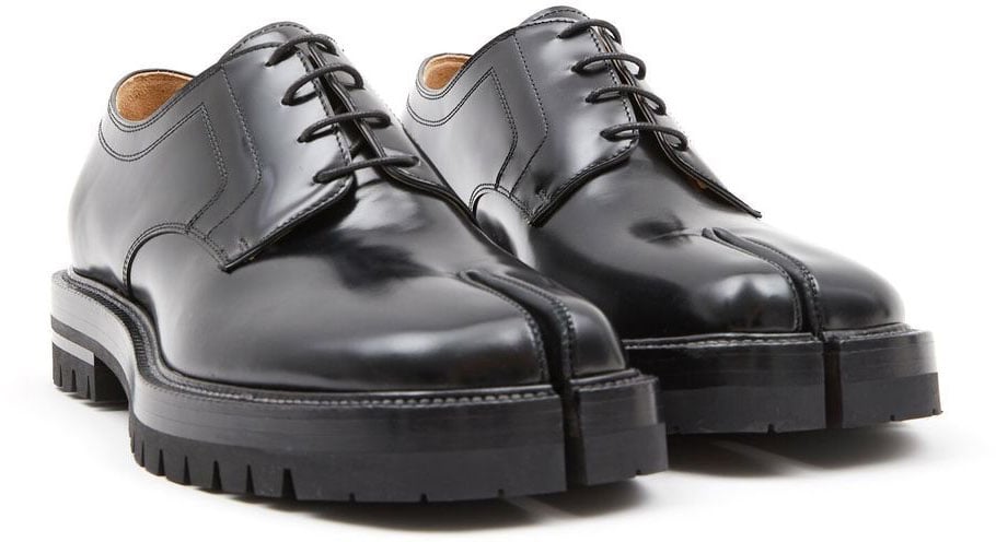 Maison Margiela Flat Shoes Zwart