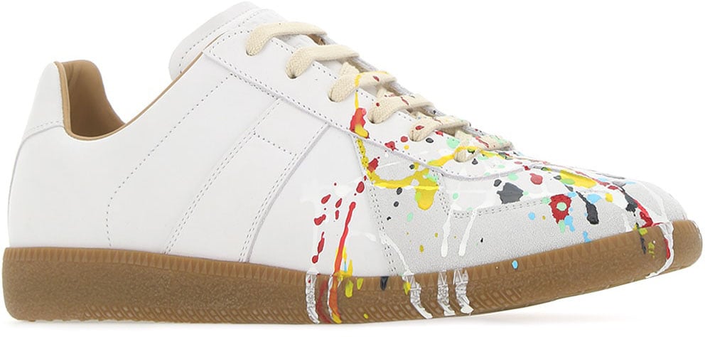 Maison Margiela Maison Margiela Multicolor leather Replica sneakers Wit