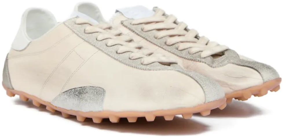 Maison Margiela Sprinter Low Top Cream/white/grey Wit
