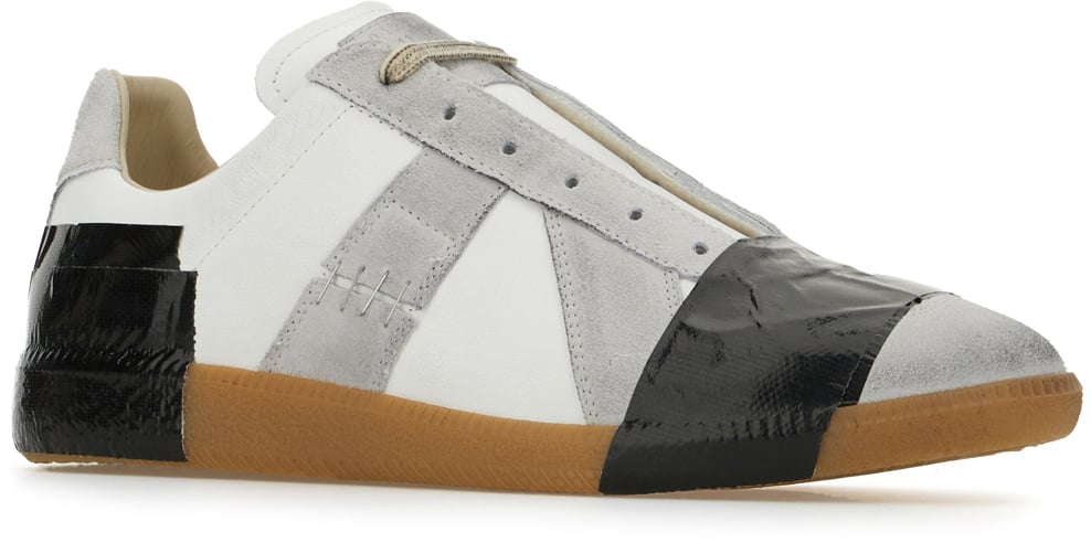 Maison Margiela Maison Margiela Multicolor leather and suede sneakers Divers