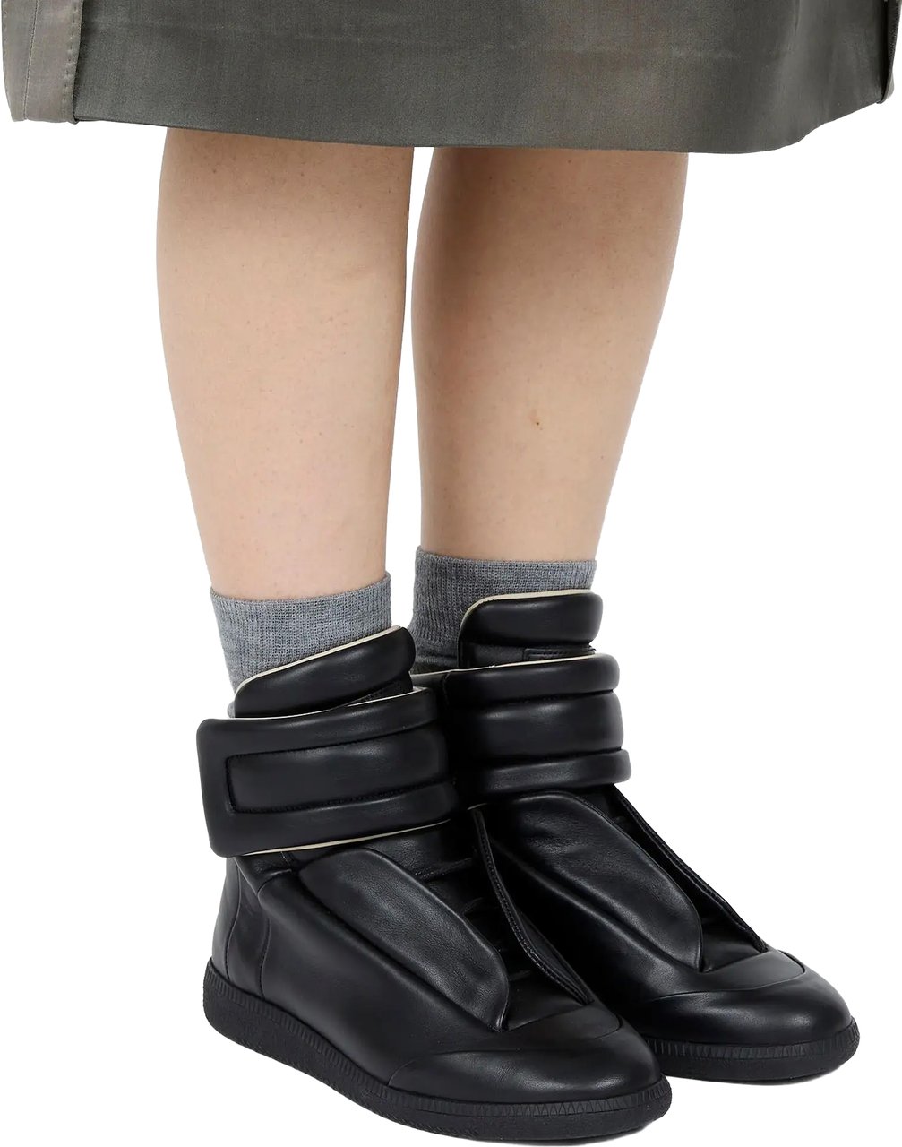 Maison Margiela Future Mid-top Black Zwart