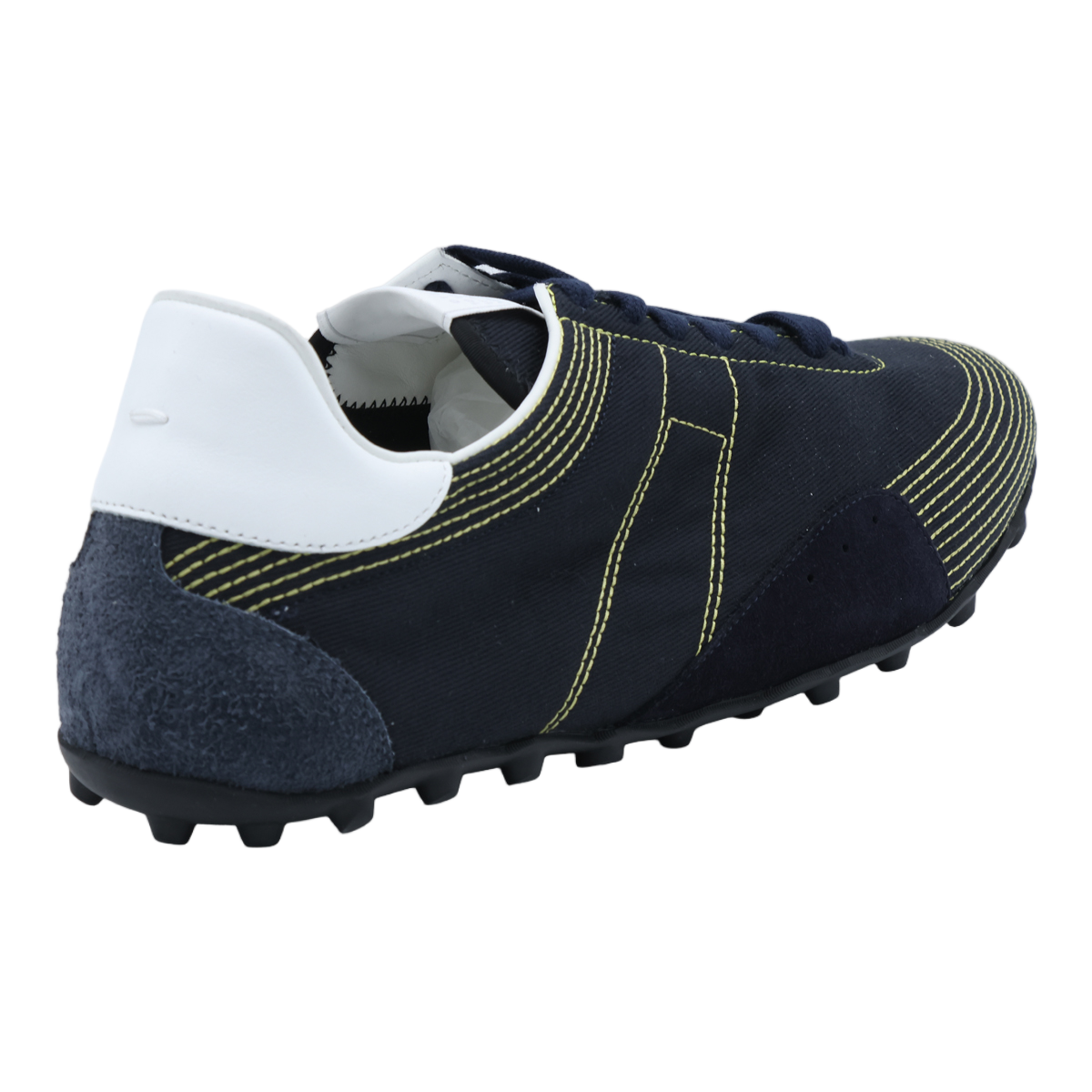Maison Margiela 'Sprinters' Blue Fabric Sneakers Zwart