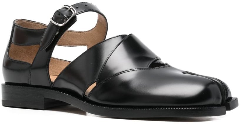 Maison Margiela Flat Shoes Black Zwart