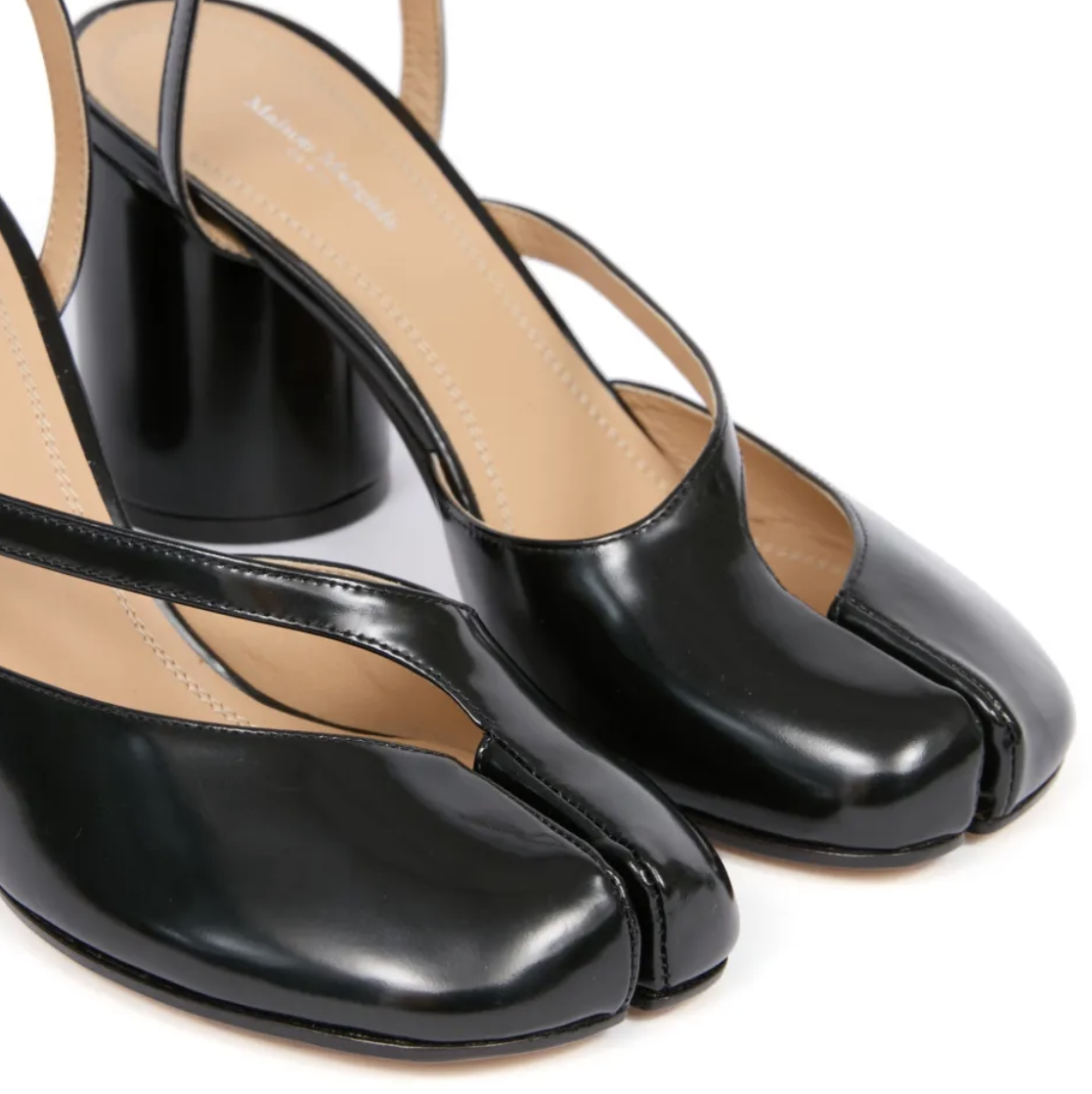 Maison Margiela Tabi Sandal Pump H80 Black Zwart