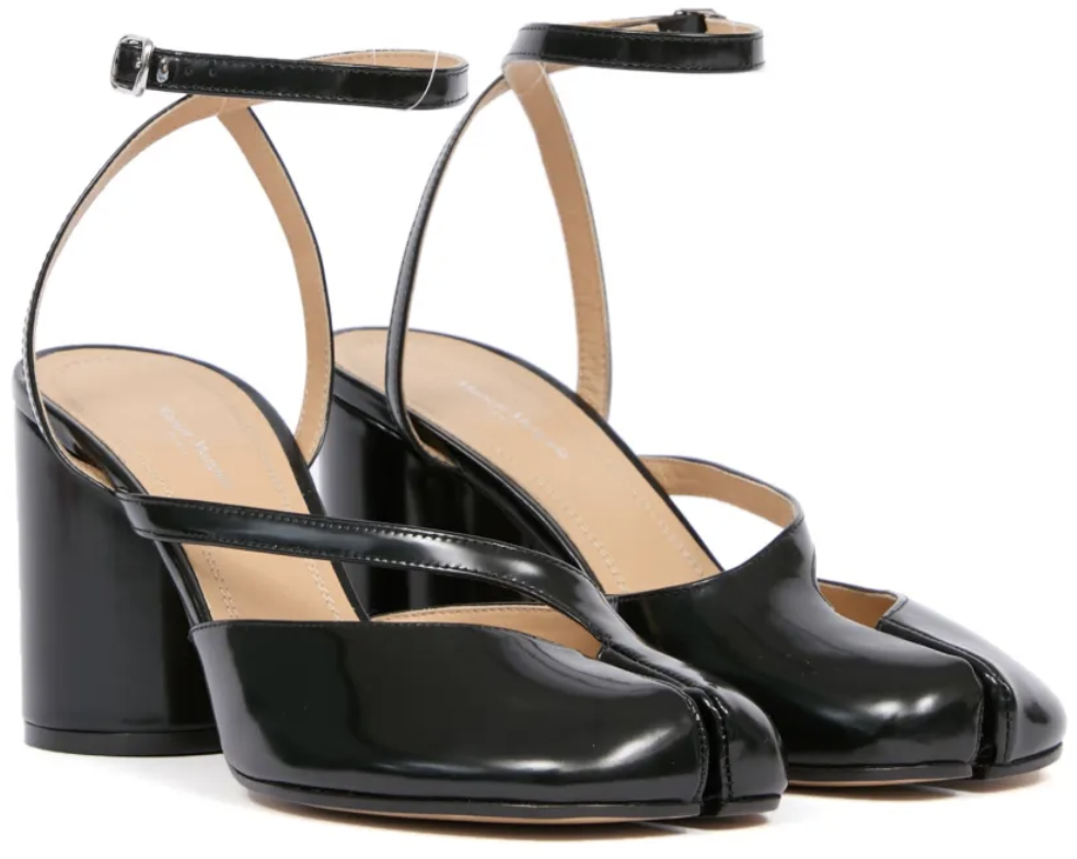 Maison Margiela Tabi Sandal Pump H80 Black Zwart