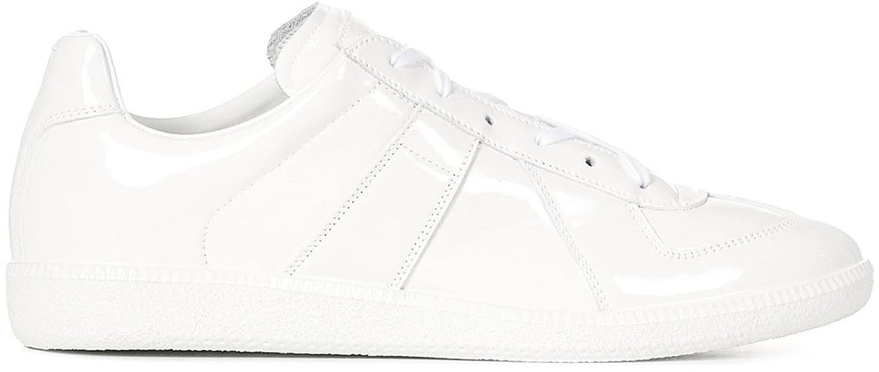Maison Margiela Maison Margiela Leather Sneakers Wit