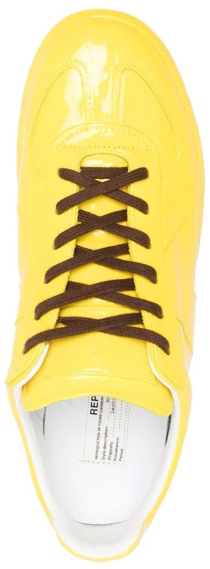 Maison Margiela Replica Low Top Sneakers Geel