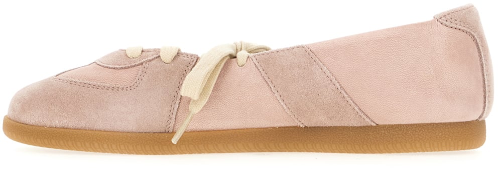 Maison Margiela Pink leather ballerinas Roze