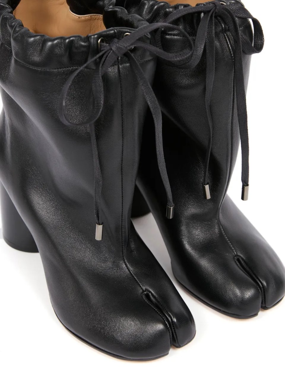 Maison Margiela Tabi Balloon Ankle Boots 80 Black Zwart