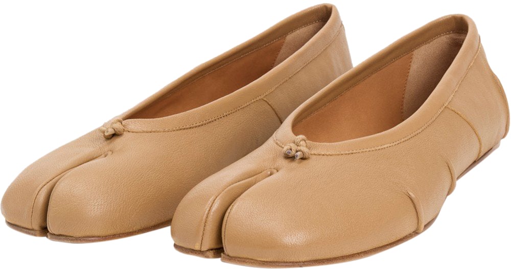 Maison Margiela Flat Shoes Beige Beige