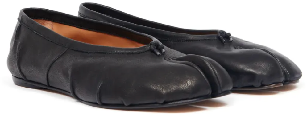 Maison Margiela Tabi Ballerina New Black Zwart