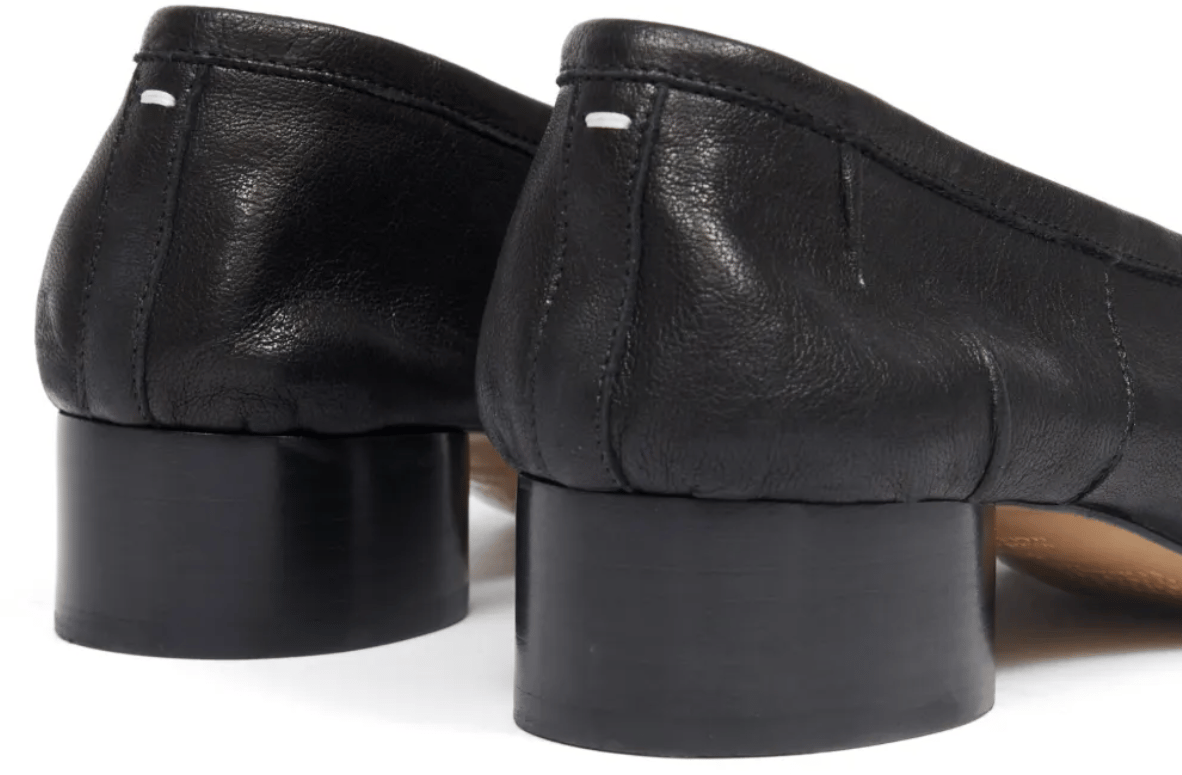 Maison Margiela Tabi Ballerina New H30 Black Zwart