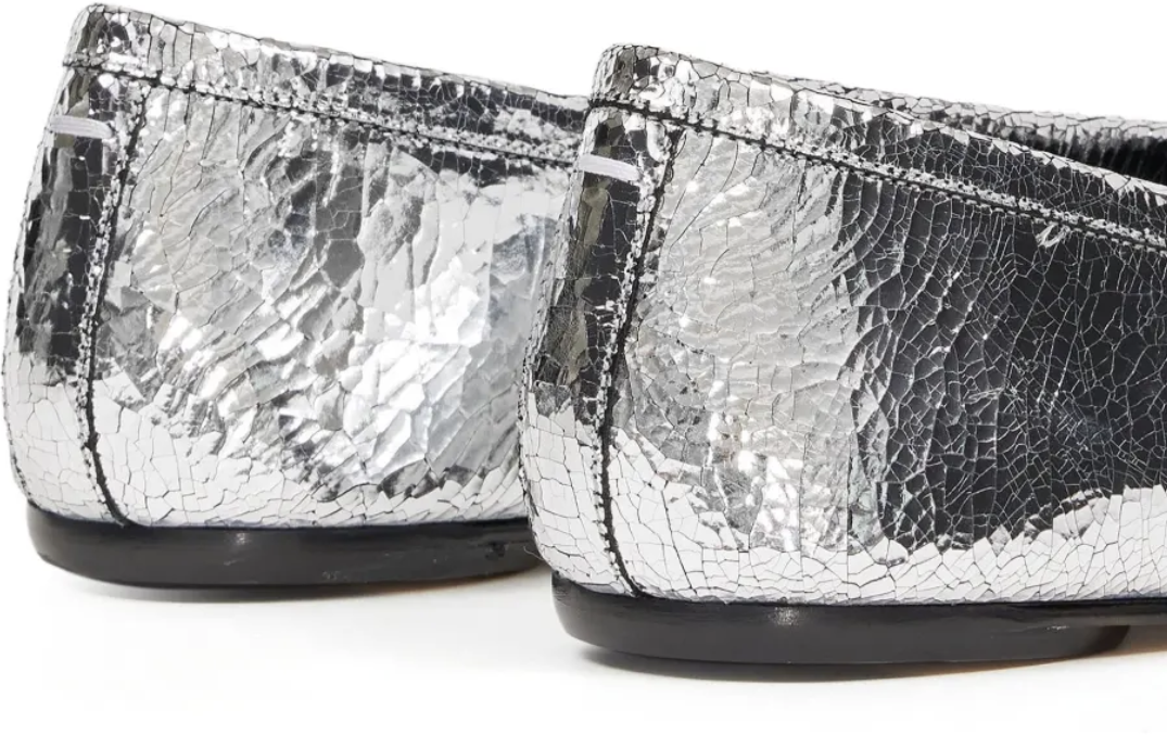 Maison Margiela Tabi Ballerina New Silver Zilver