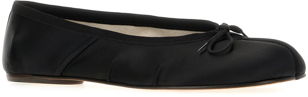 Maison Margiela Maison Margiela Black cotton blend Tabi ballerinas Zwart