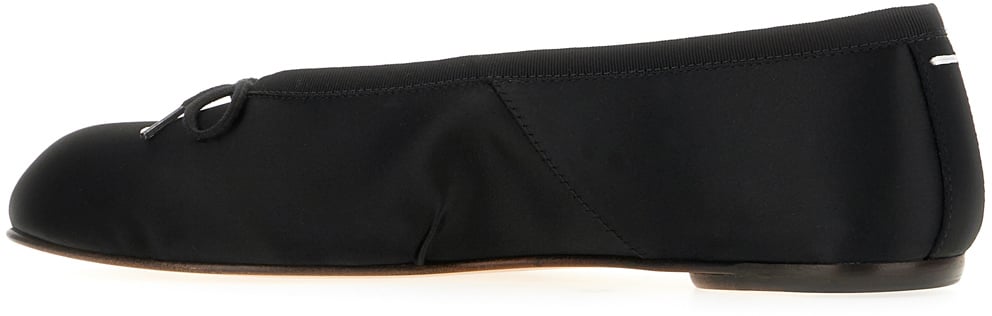 Maison Margiela Maison Margiela Black cotton blend Tabi ballerinas Zwart