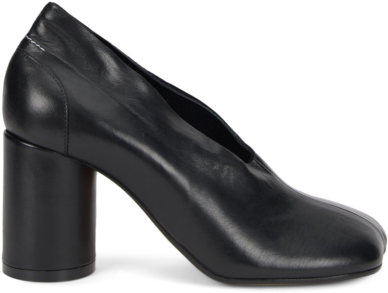 Maison Margiela Anatomic Court shoes in nappa Zwart