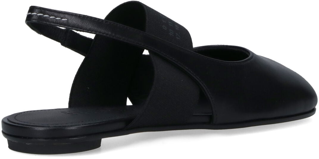 Maison Margiela Asymmetrical Toe Black Sandals Zwart