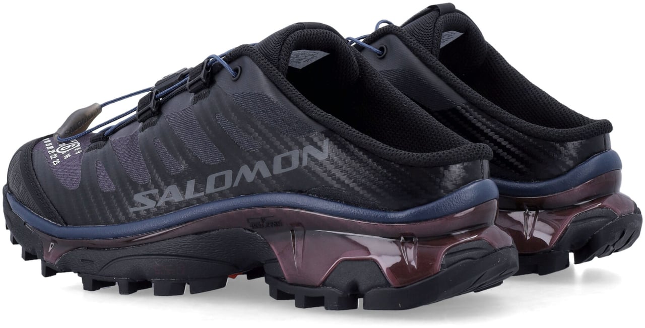 Maison Margiela Xt Mule 4 Mm6 / Salomon Black/Nine Iron/Hunkle Berry Violet Donkergrijs