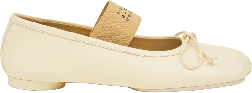 Maison Margiela Flat Shoes Avorio Wit