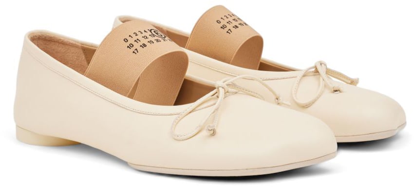 Maison Margiela Flat Shoes Avorio Wit