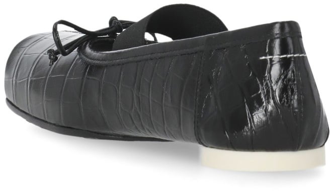 Maison Margiela Flat Shoes Black Zwart