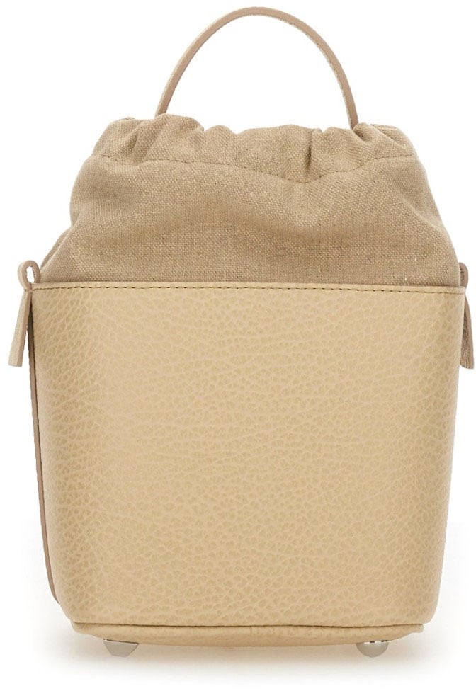 Maison Margiela 5Ac Bucket Bag Neutraal