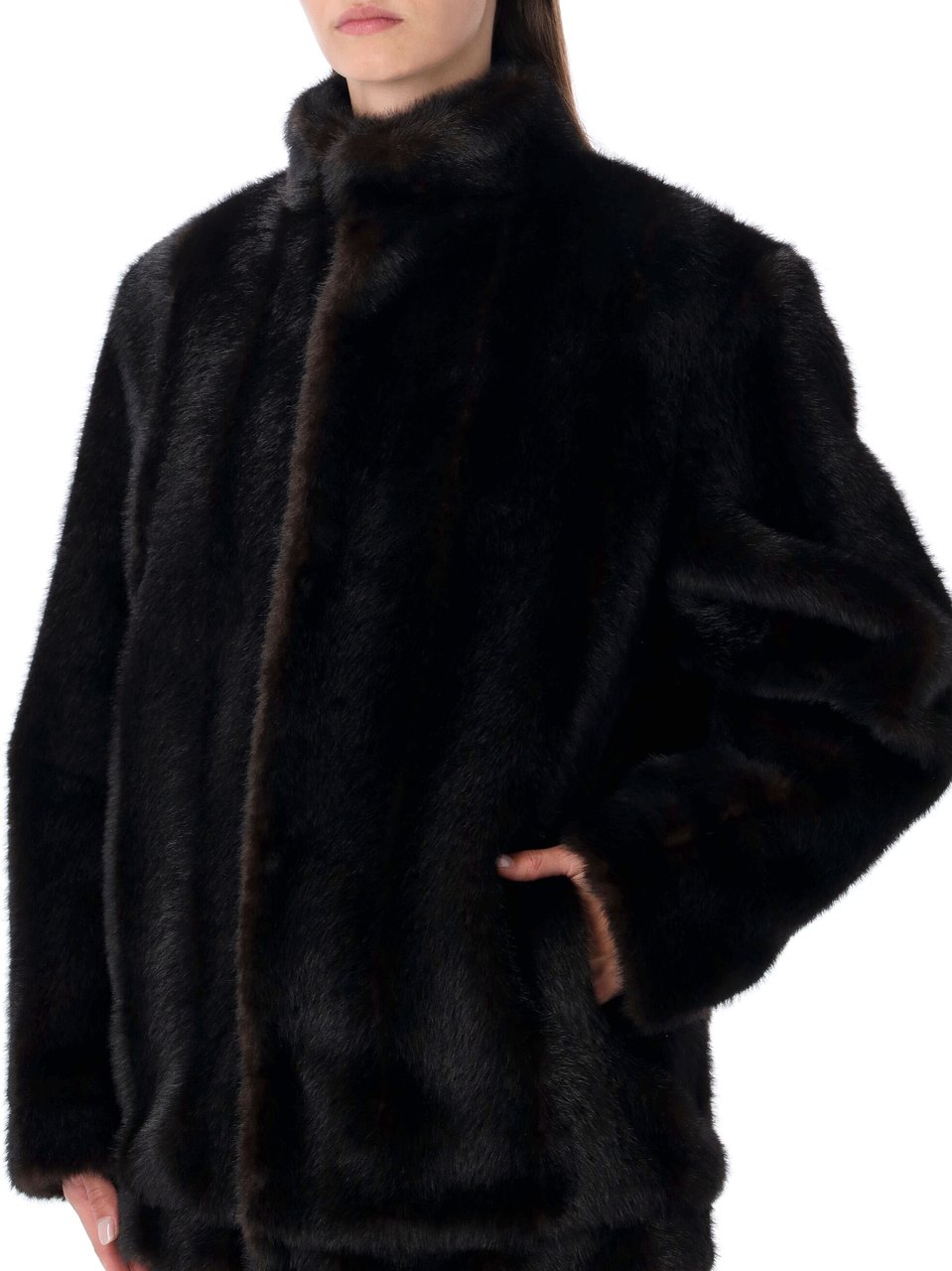 Maison Margiela Eco Fu Jacket Marrone Bruin