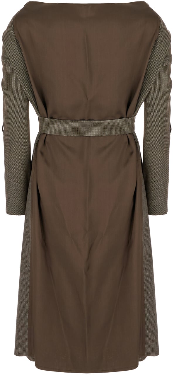 Maison Margiela Mm6 Embroidered wool dress Divers