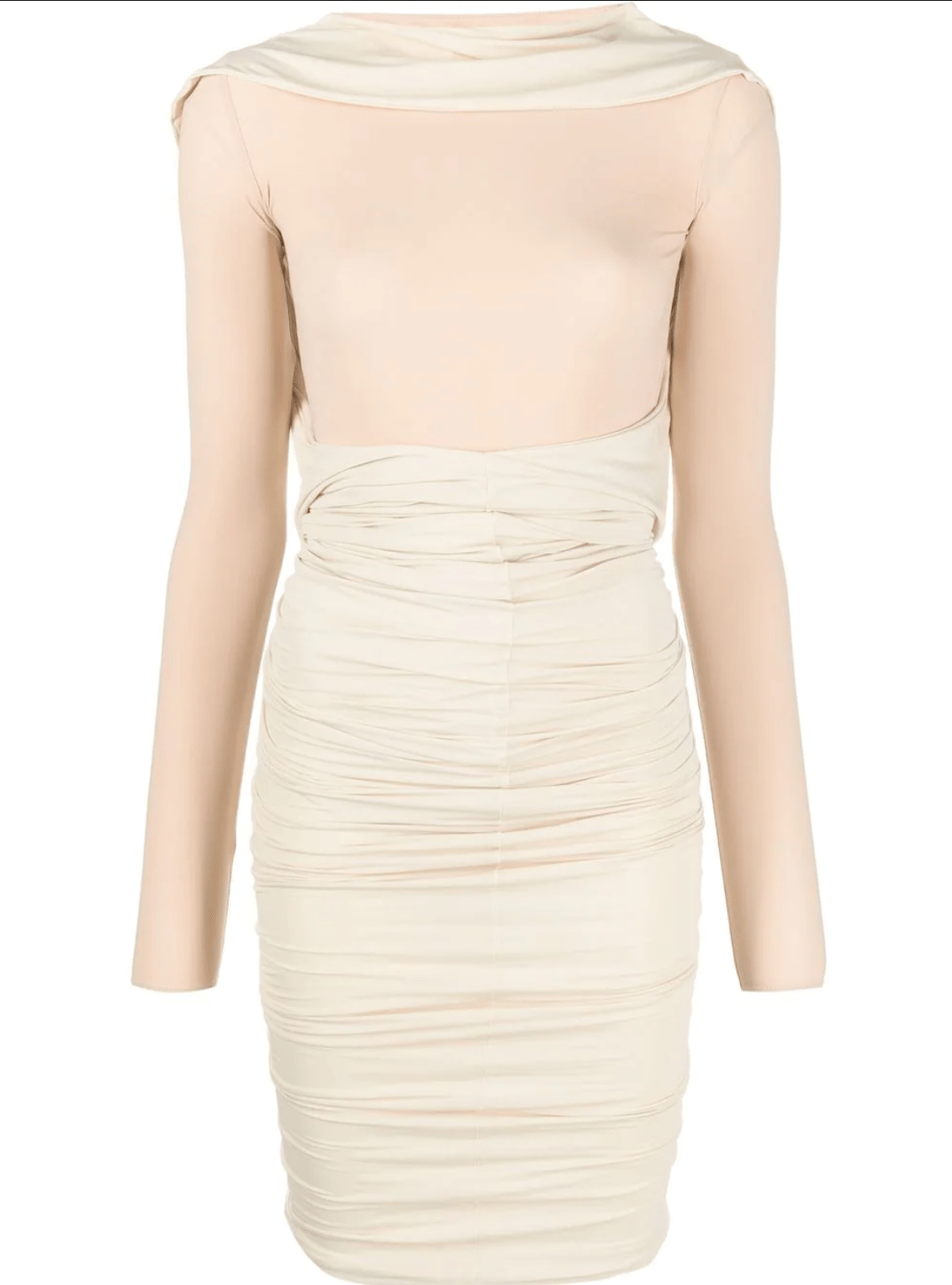 Maison Margiela Maxi Dress Nude Divers