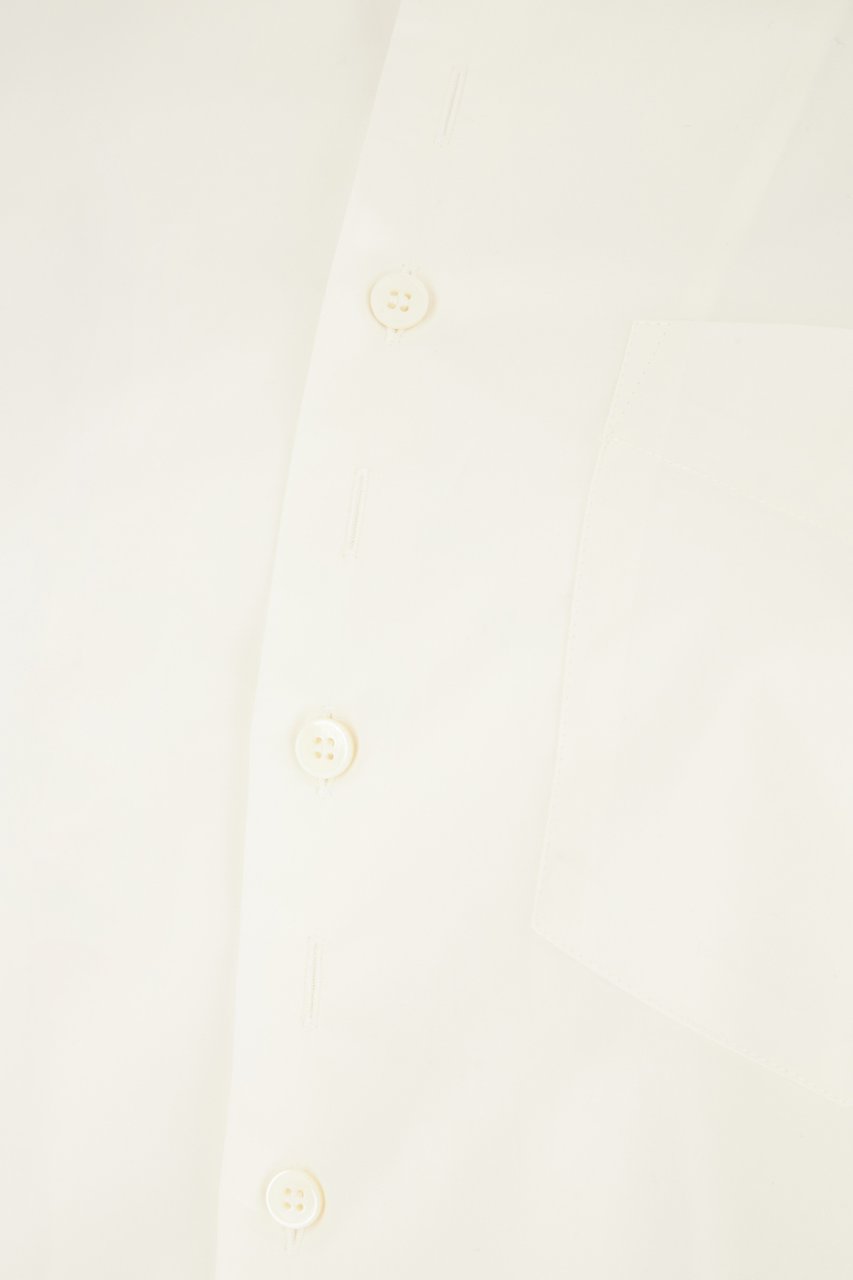 Maison Margiela Mm6 Ivory poplin shirt Neutraal