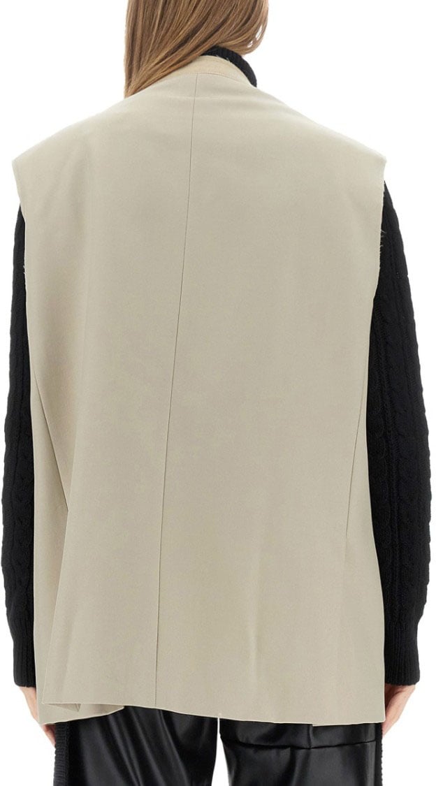 Maison Margiela Single-Breasted Vest Neutraal