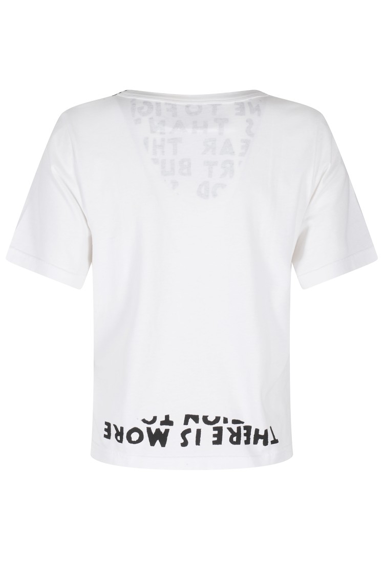 Maison Margiela Aids T-Shirt - White Wit