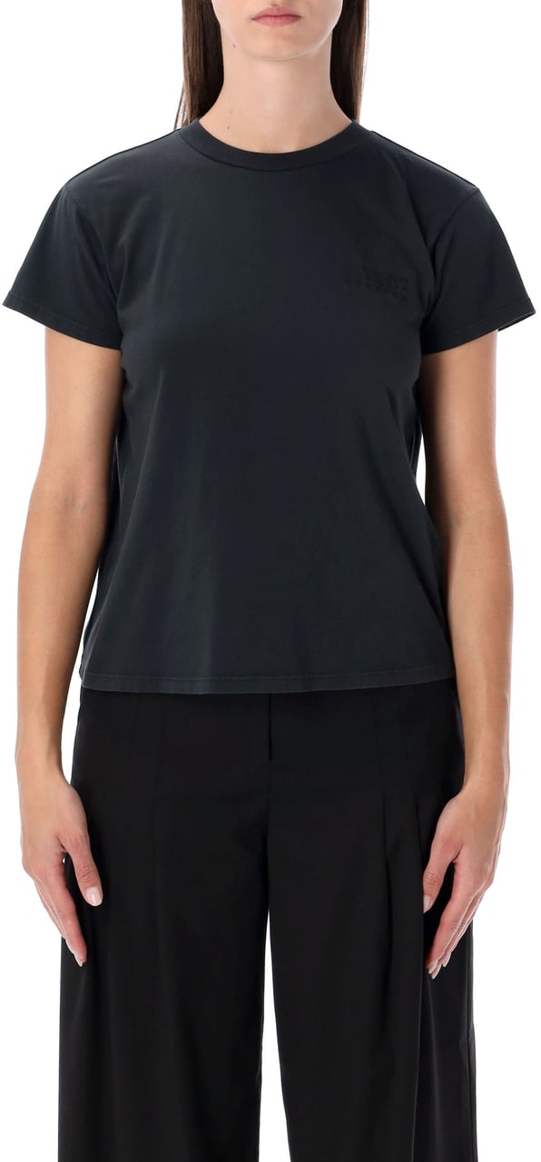 Maison Margiela Tshirt Foulard Back Nero Zwart