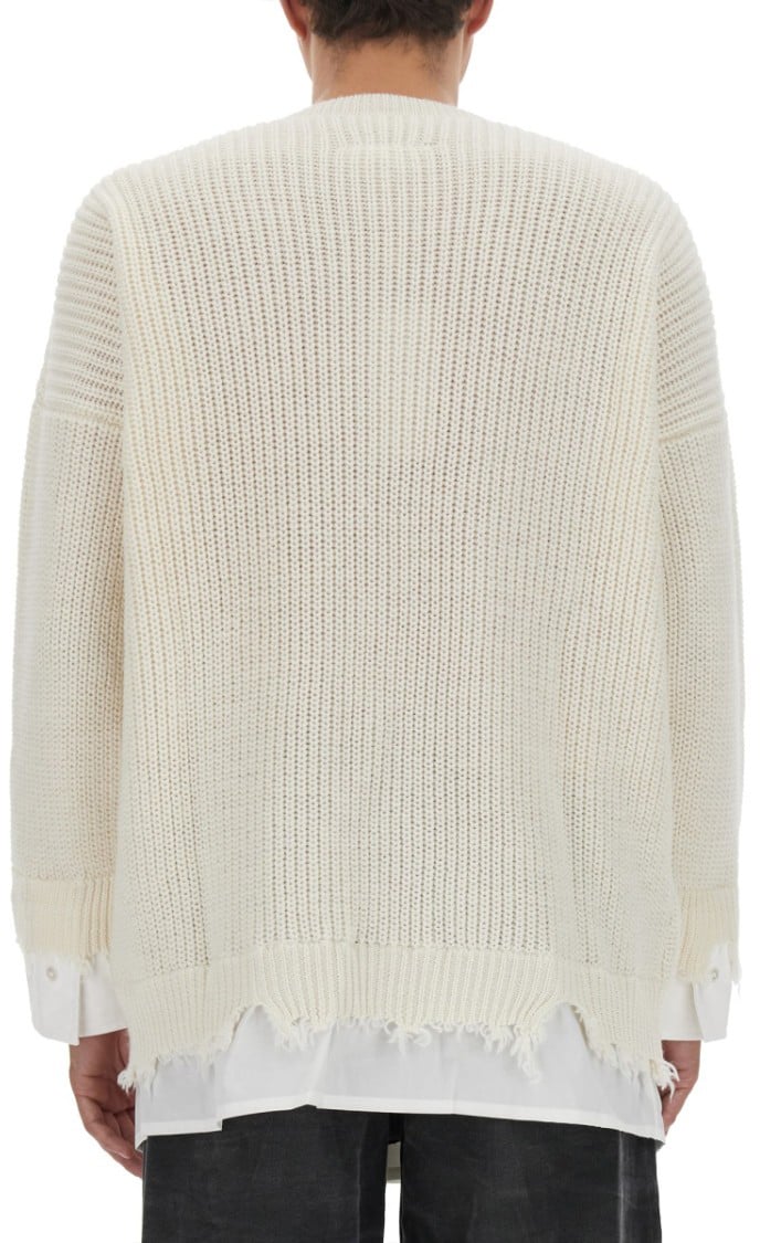 Maison Margiela Shirt Bottom Sweater Neutraal