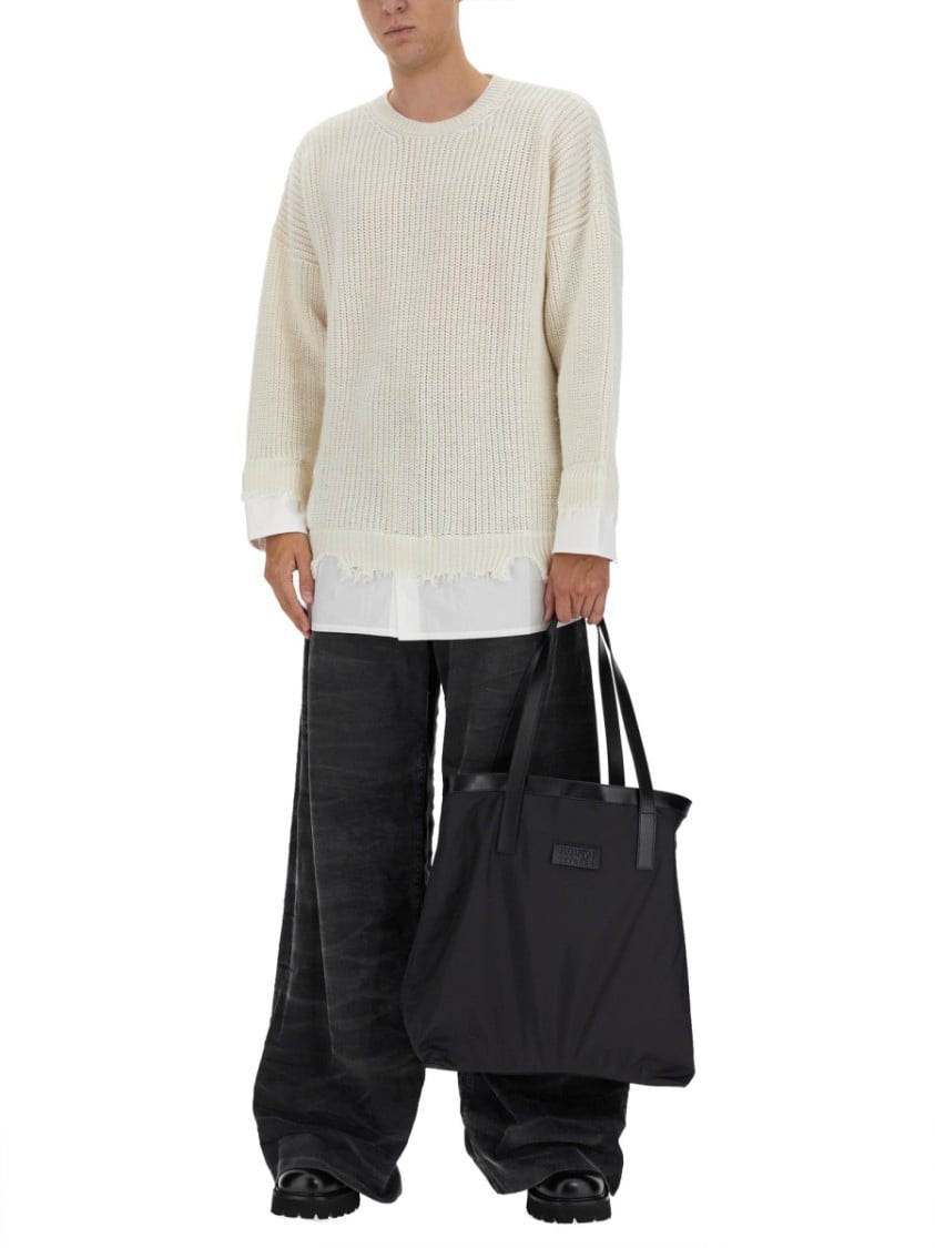 Maison Margiela Shirt Bottom Sweater Neutraal