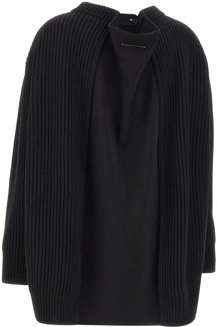 Maison Margiela Sweaters Black Zwart