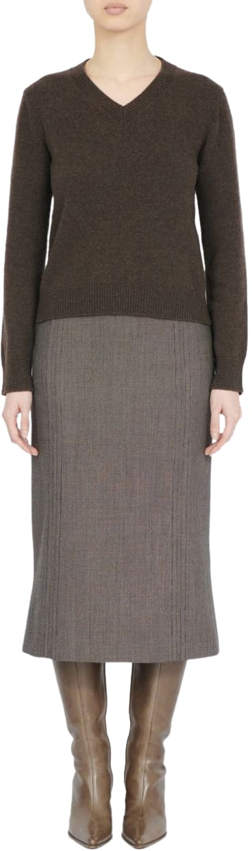 Maison Margiela Sweaters Brown Bruin