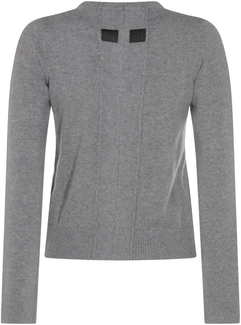 Maison Margiela Sweaters Grey Grijs