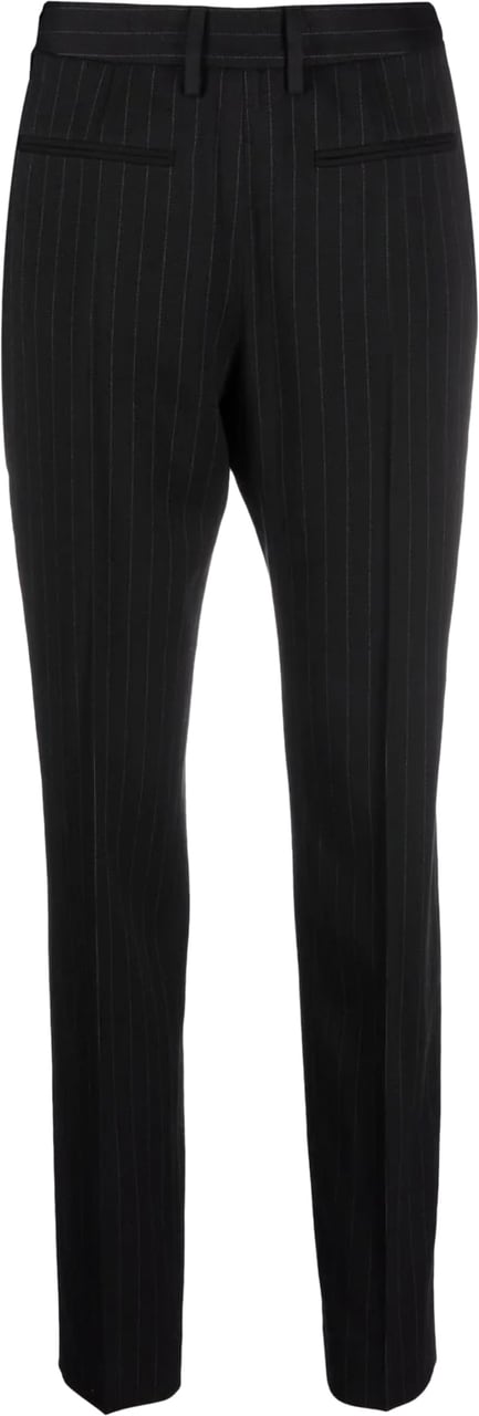 Maison Margiela Pinstripe Trousers Black Zwart